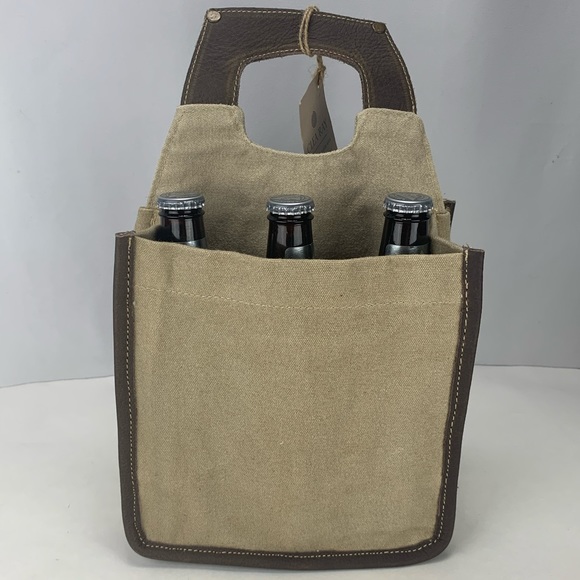 Beer Caddy Made From Repurposed Tent Canvas - Picture 4 of 7